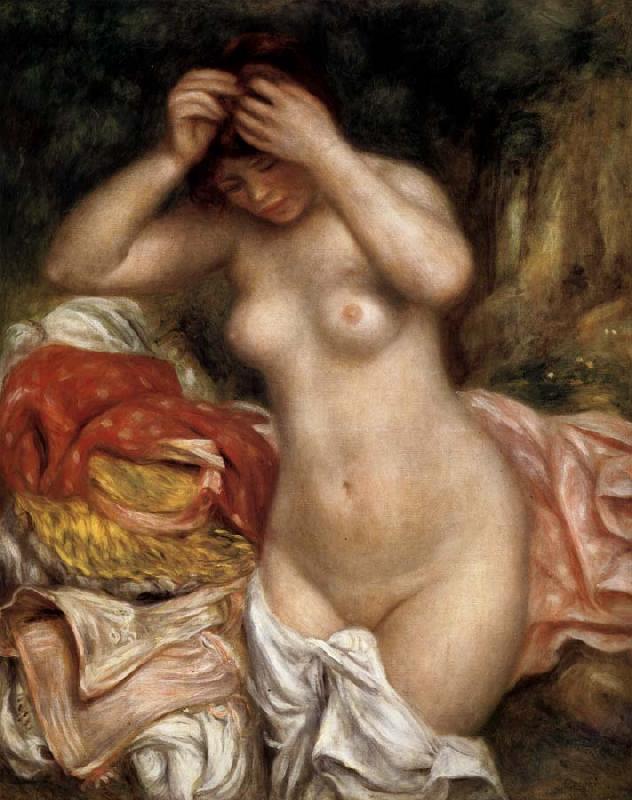 Pierre Renoir Bather Arranging Her Hair Germany oil painting art